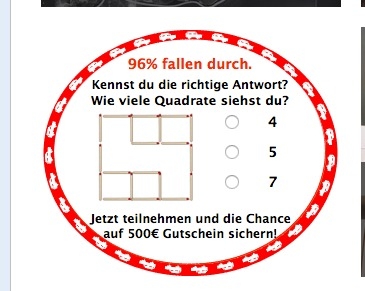 wie viele quadrate siehst du wie viele quadrate siehst du