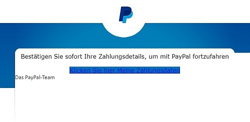 Spam Von Paypal