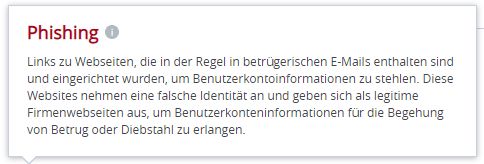 phishing-warnung text 10.6.2020